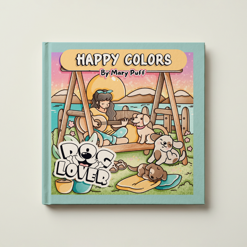 Dog Lover Teen – Coloring Book