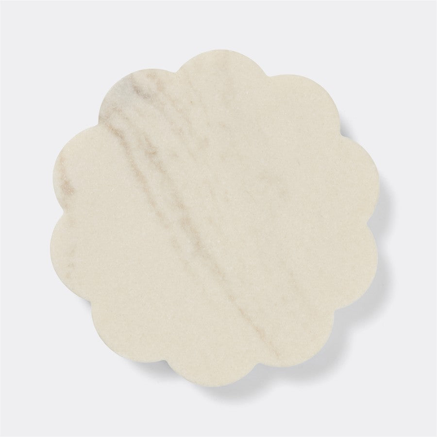 Scallop Resin Coasters 4 Pack
