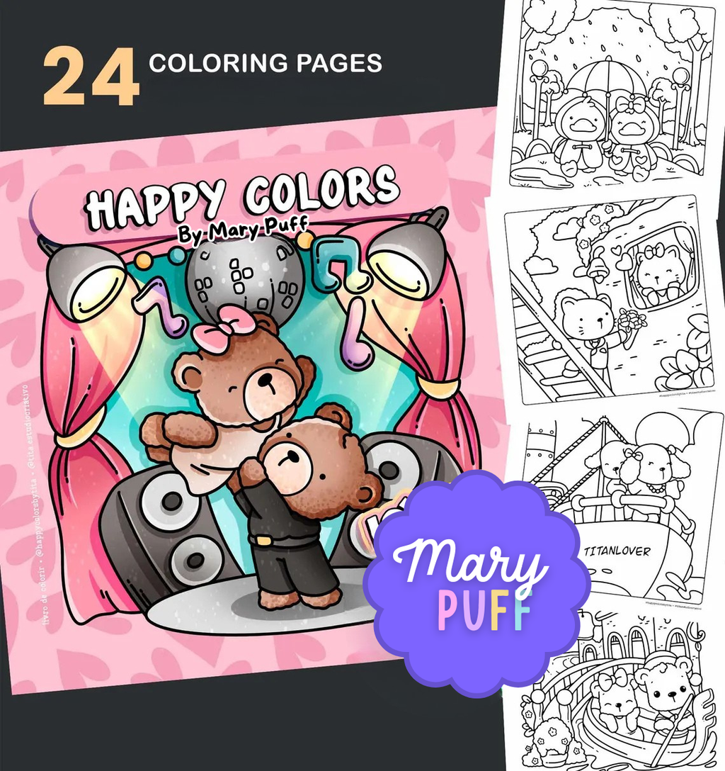 Love In The Air - Coloring Book