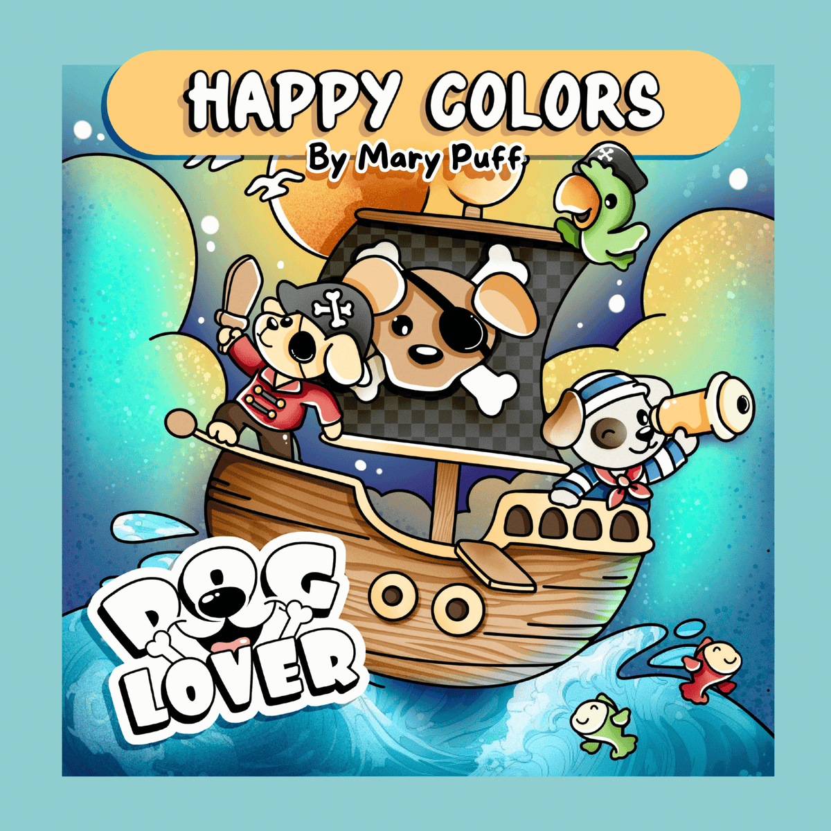 Dog Lover Kids - Coloring Book