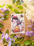 Ghlibli Calcifer Sticker Pack of 4 - Aesthetic Die Cuts