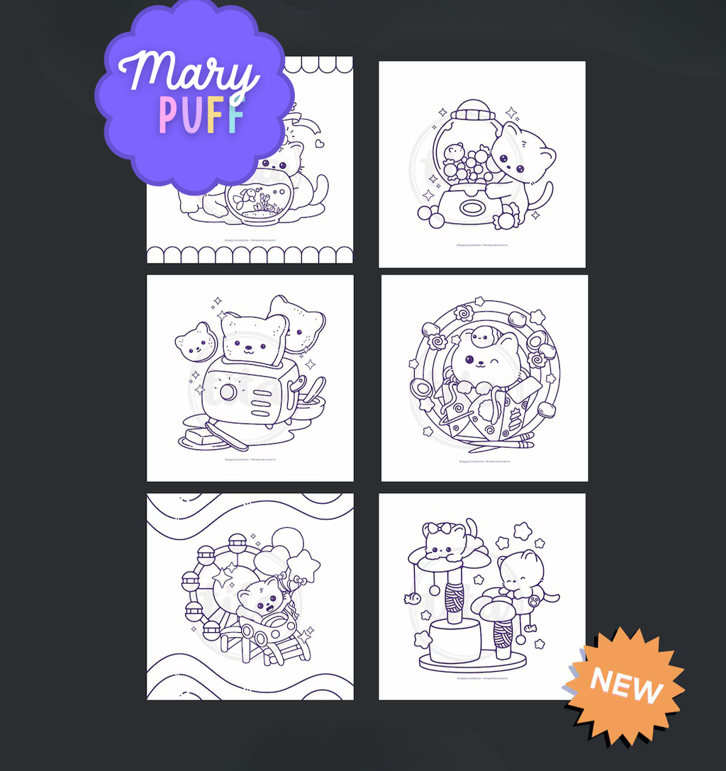 Sweet Kawaii Vol. 1 - Coloring Book