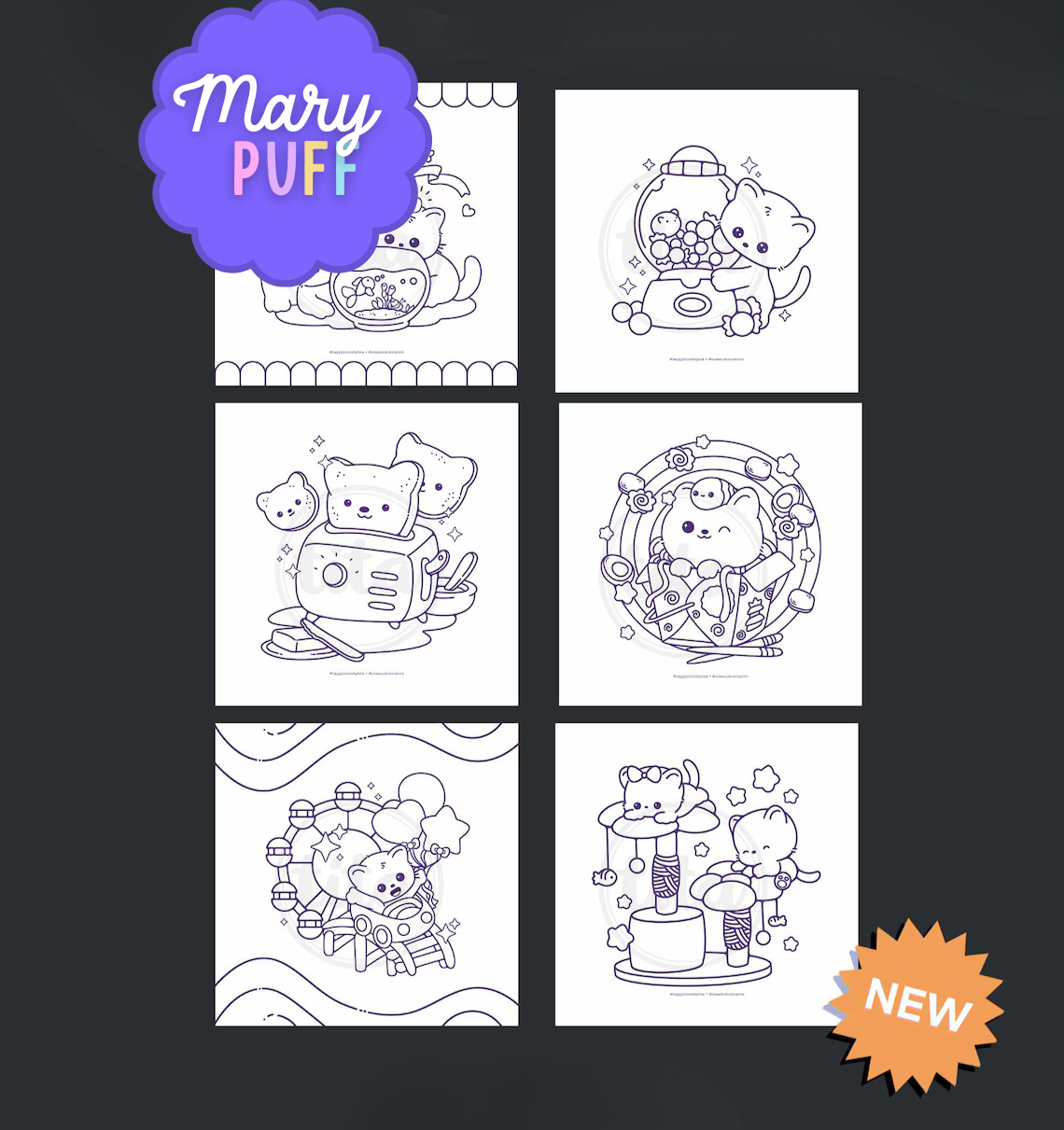 Sweet Kawaii Vol. 1 - Coloring Book