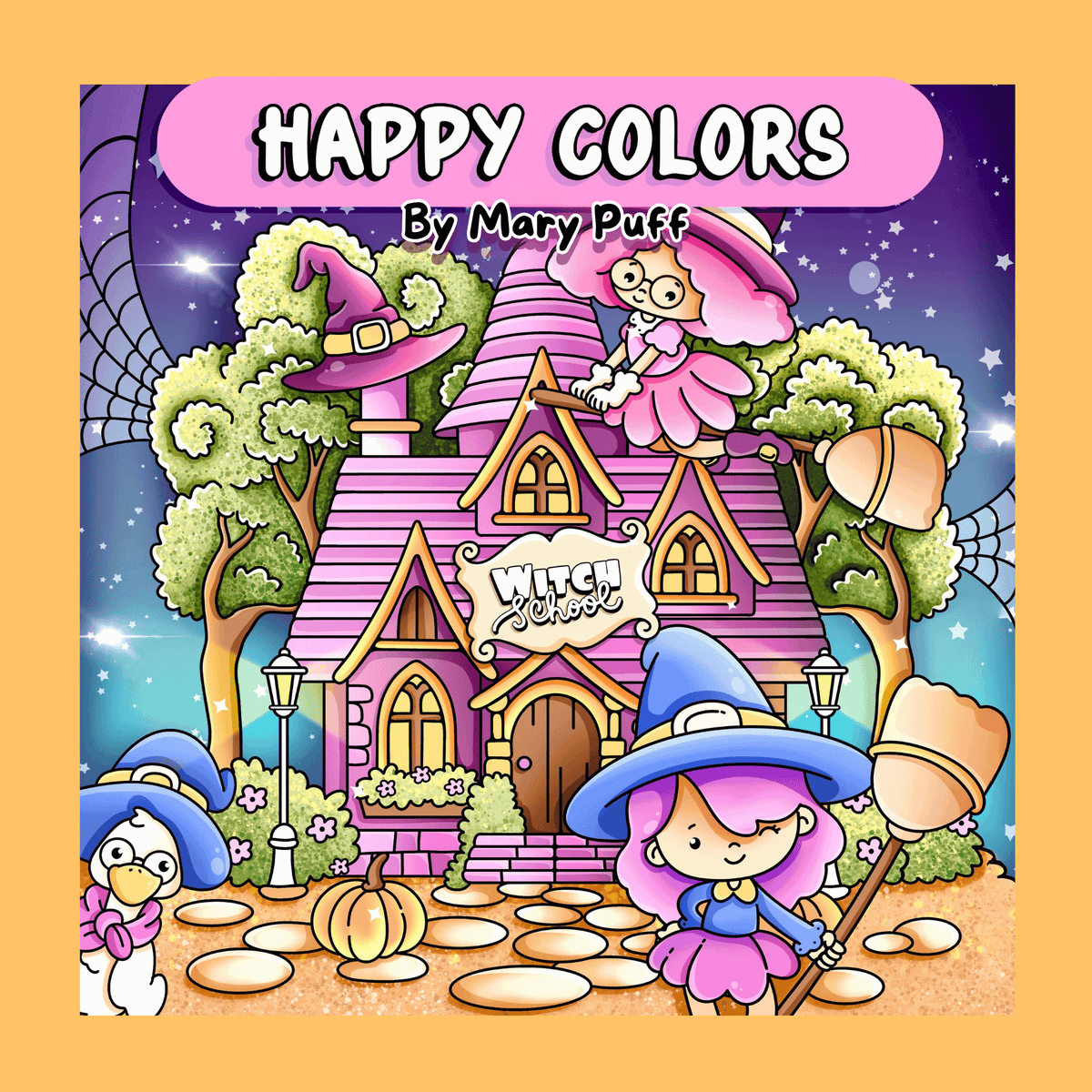 Witch School - Coloring Book