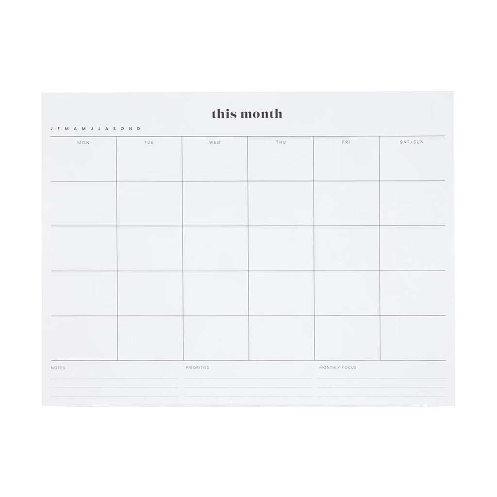 Monthly Desk Pad Planner - Large A4 To-Do List & Productivity Tracker