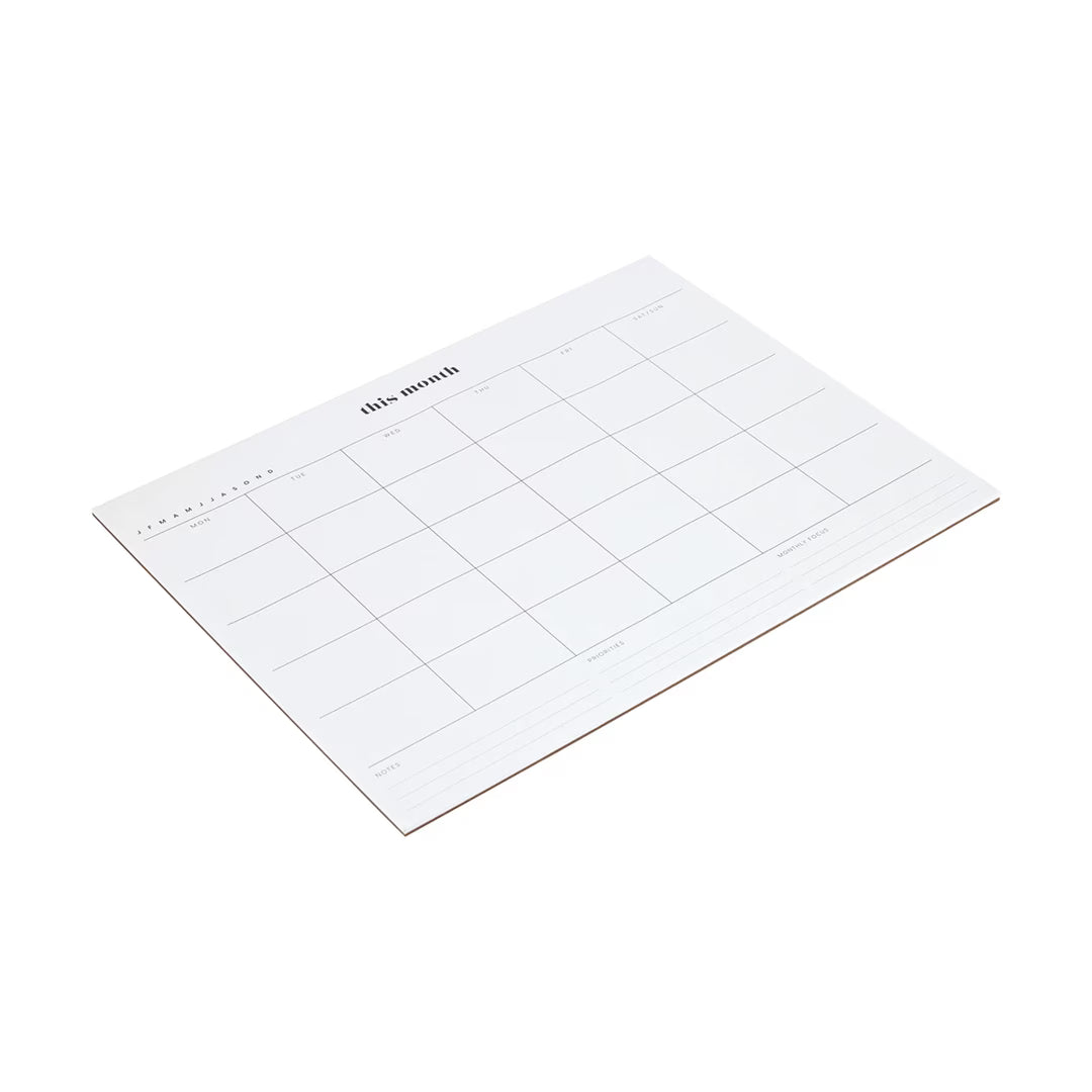 Monthly Desk Pad Planner - Large A4 To-Do List & Productivity Tracker