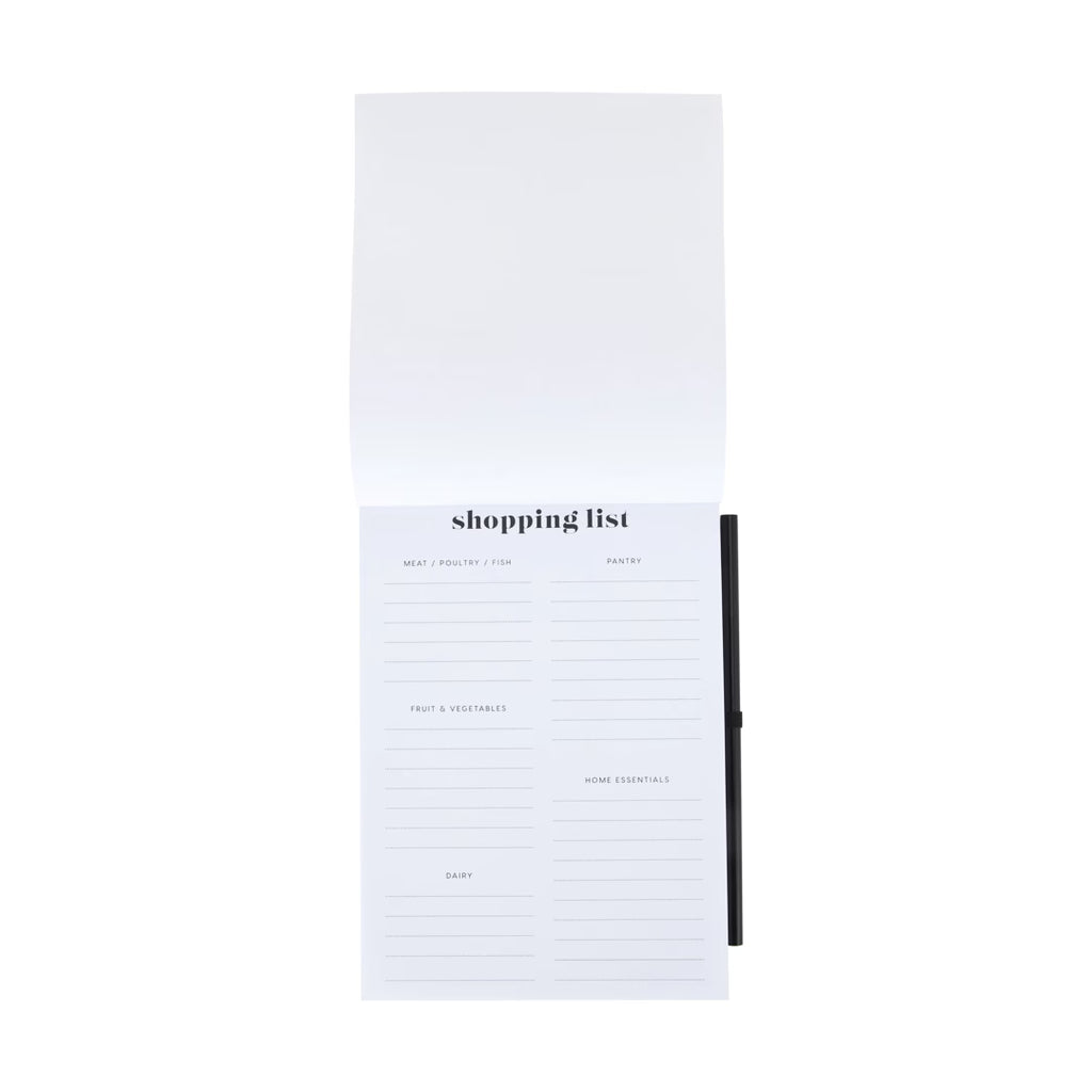 Shopping List Notepad with Pencil - Magnetic To-Do List & Grocery Planner