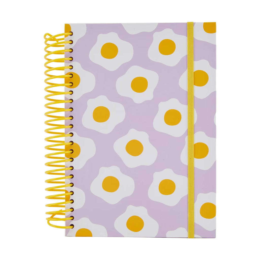 Cute Egg Design Spiral Notebook - A5 Ruled Journal for Planning & Notes