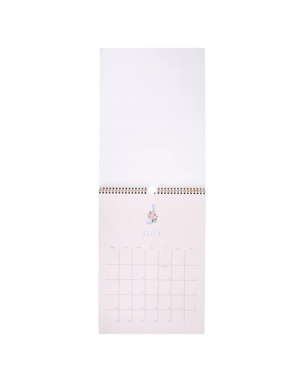 2026/2027 Floral Wall Calendar - 18-Month Hanging Planner