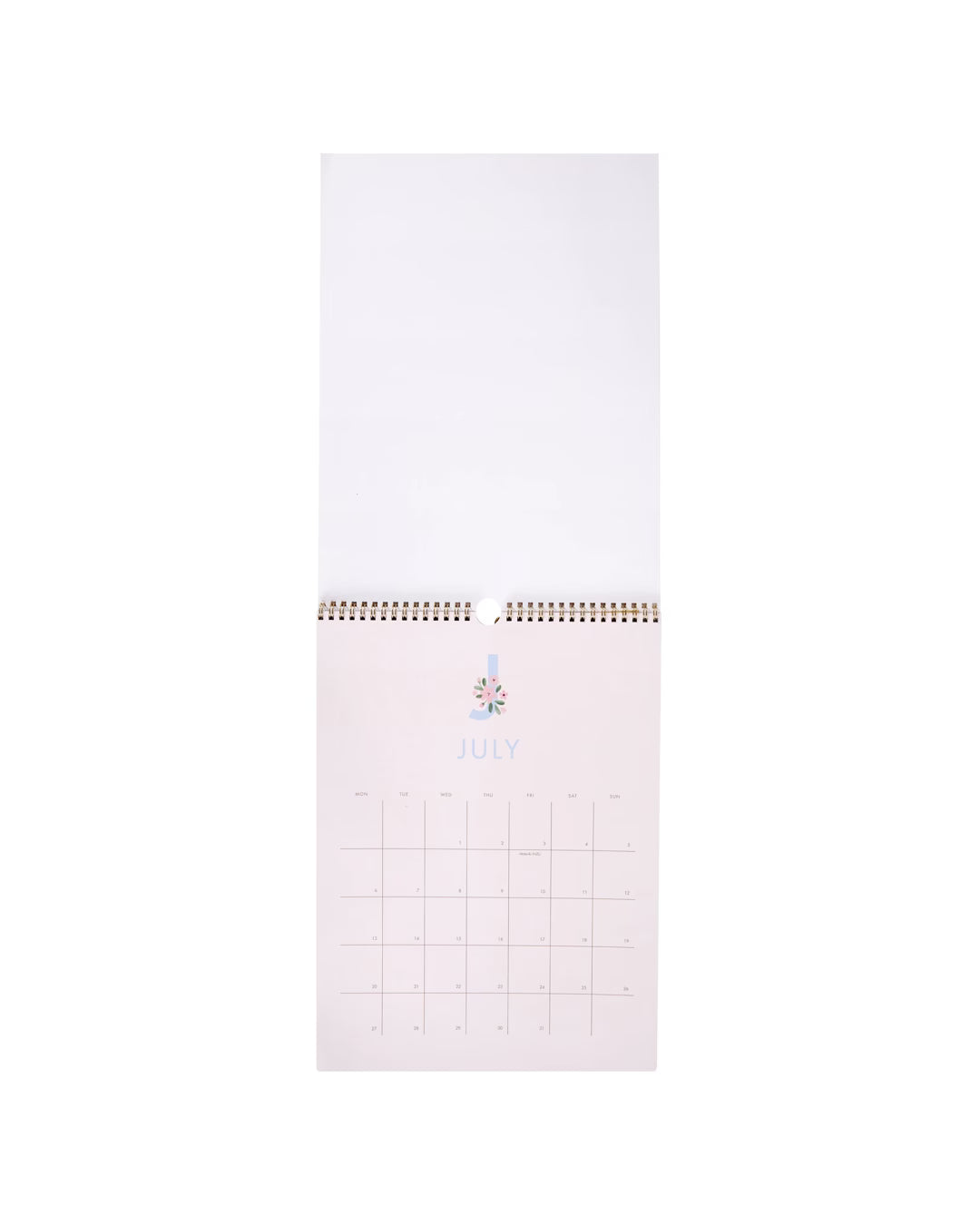 2026/2027 Floral Wall Calendar - 18-Month Hanging Planner