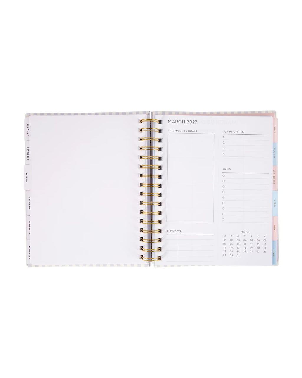 2026/2027 Weekly Diary - Floral
