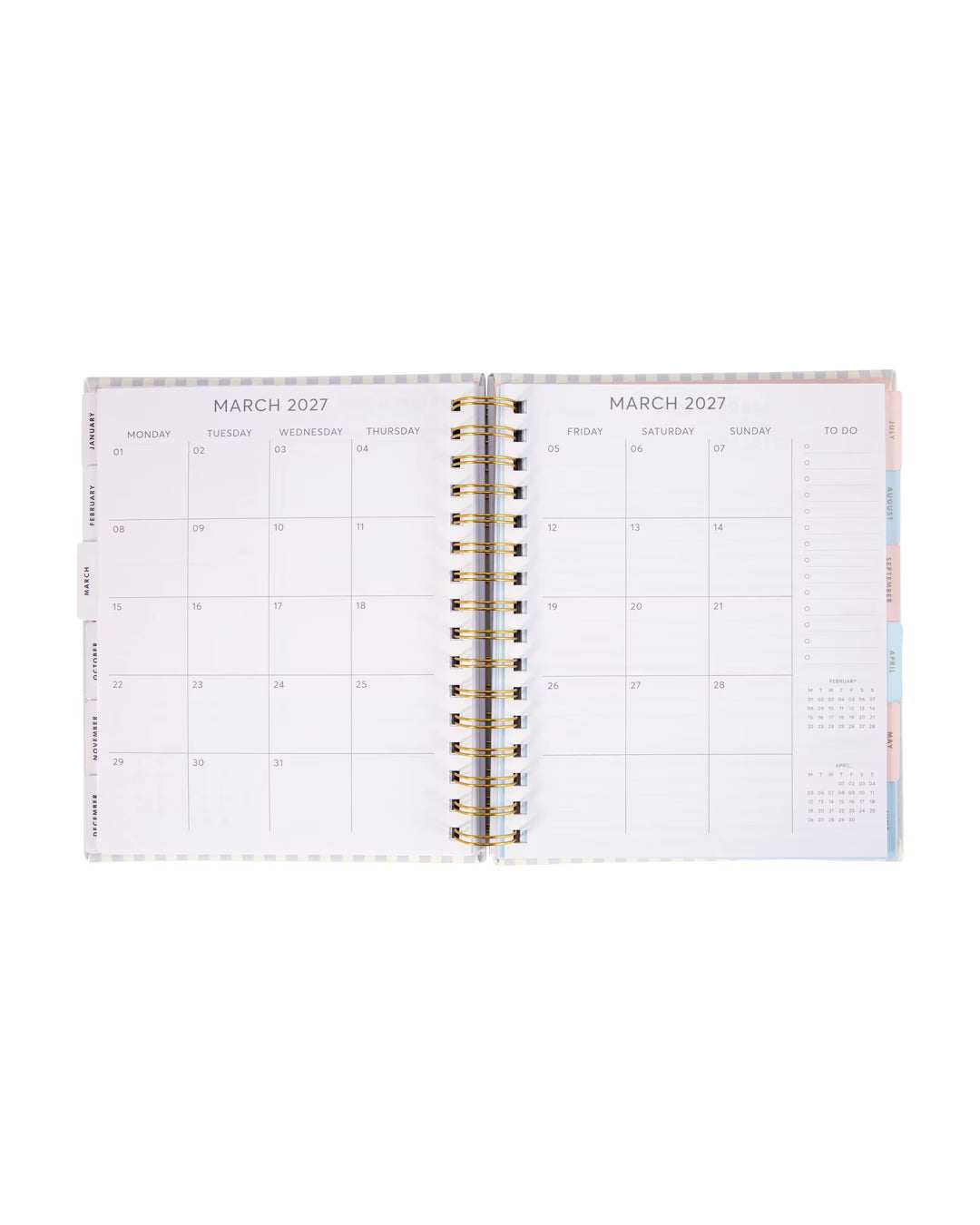 2026/2027 Weekly Diary - Floral