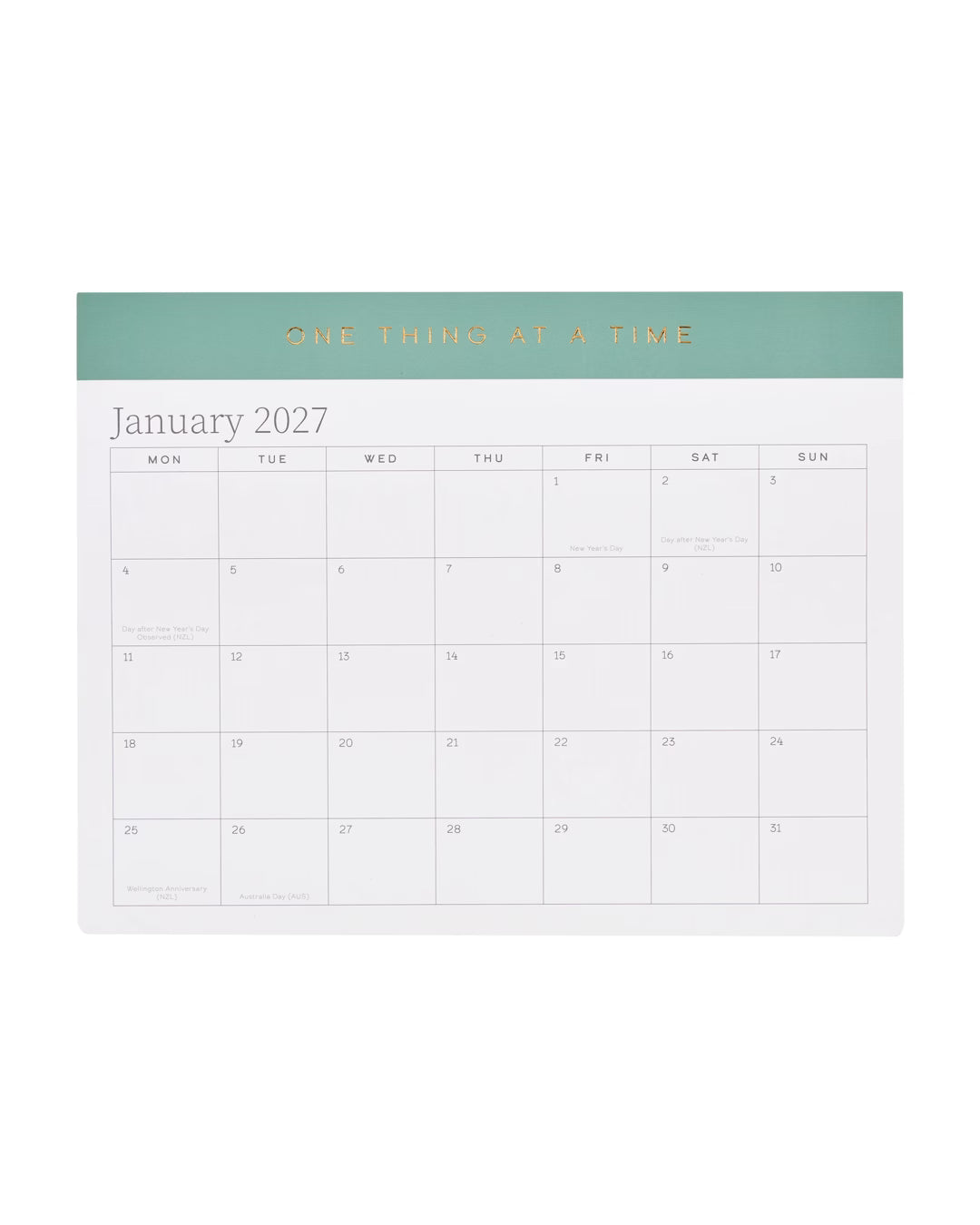 2027 Magnetic Pad Calendar