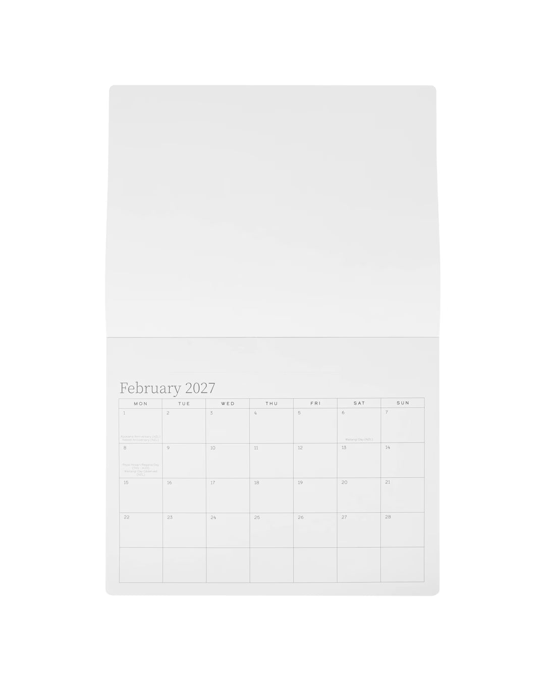 2027 Magnetic Pad Calendar