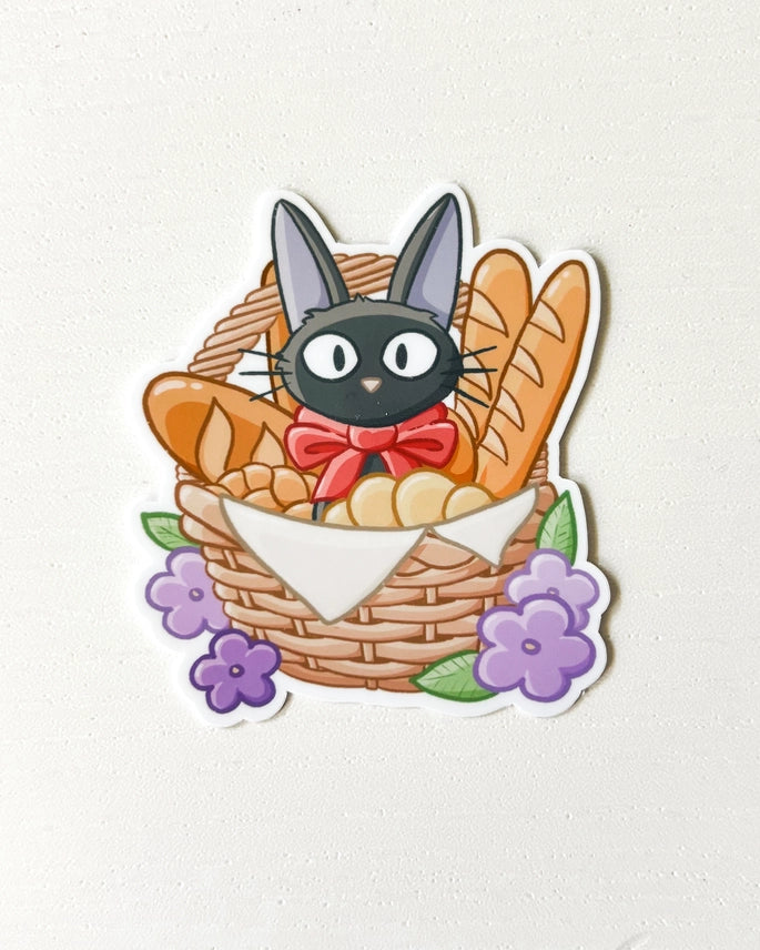 Bakery Cat Waterproof Die Cut Sticker - 2.1 Inch Sticker
