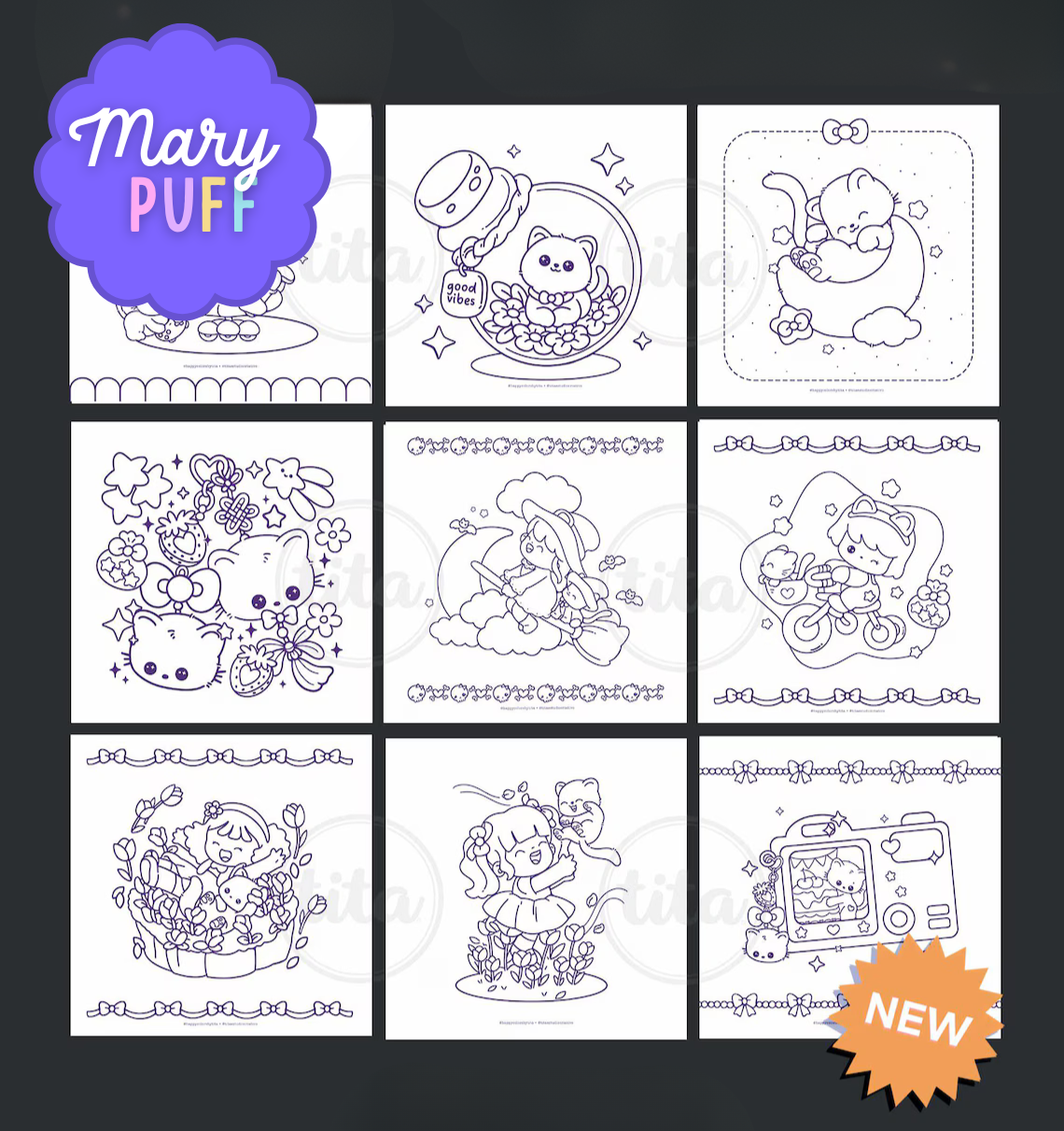 Sweet Kawaii Vol. 1 - Coloring Book