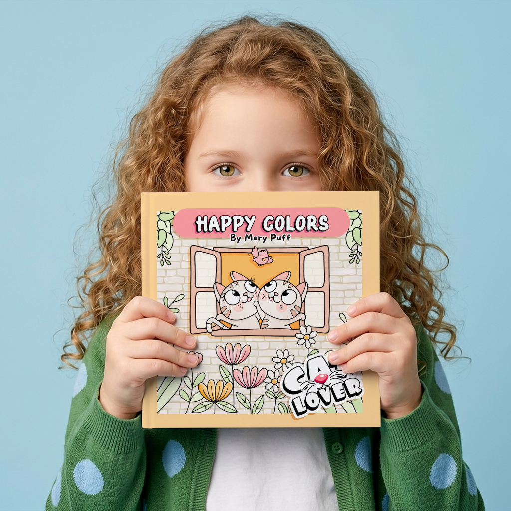 Cat Lover Kids – Coloring Book