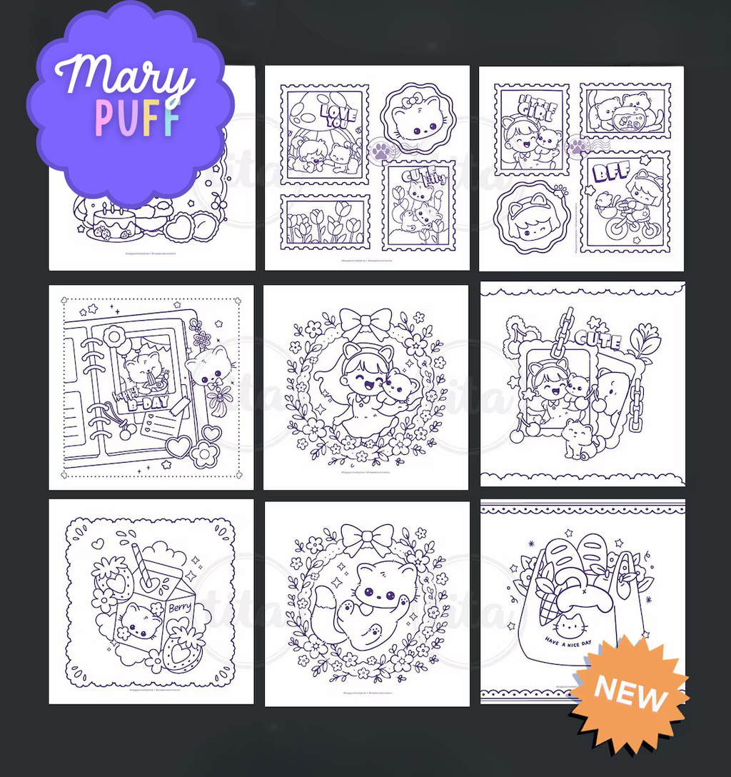 Sweet Kawaii Vol. 1 - Coloring Book