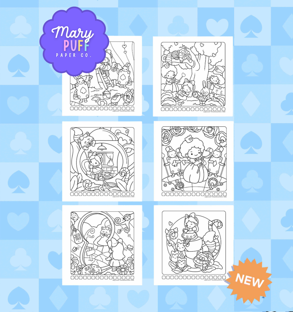 Alice in Wonderland - Coloring Book