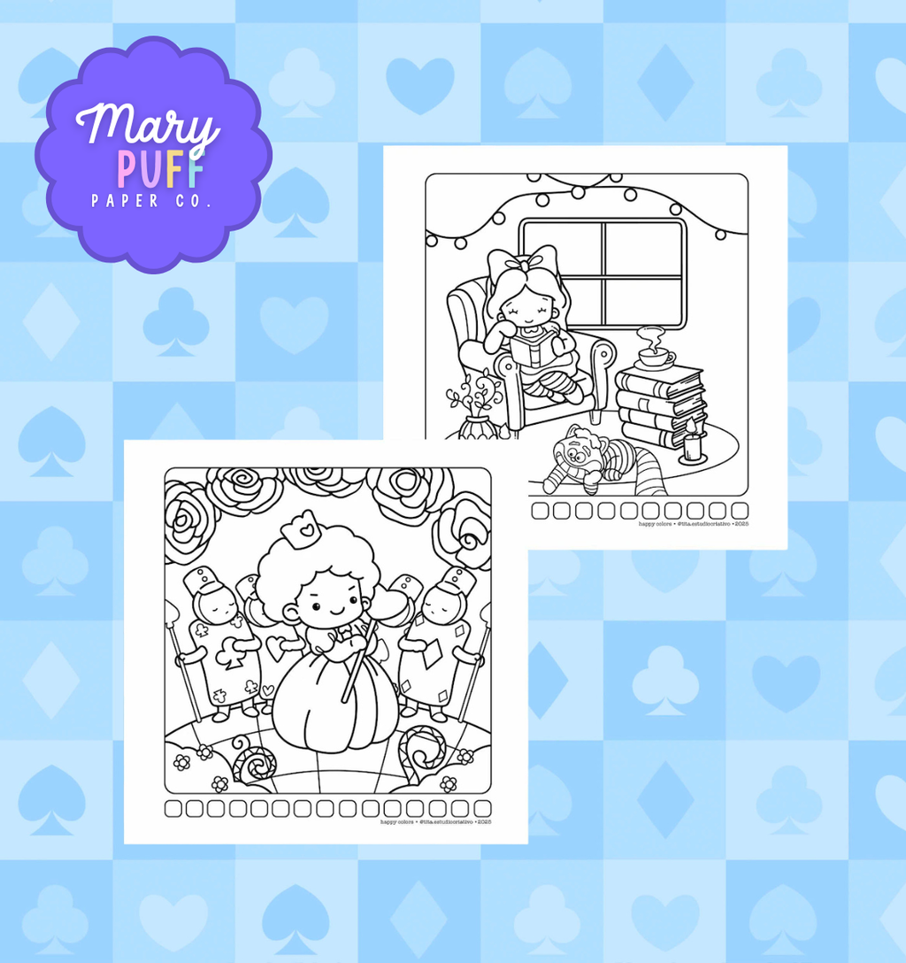 Alice in Wonderland - Coloring Book