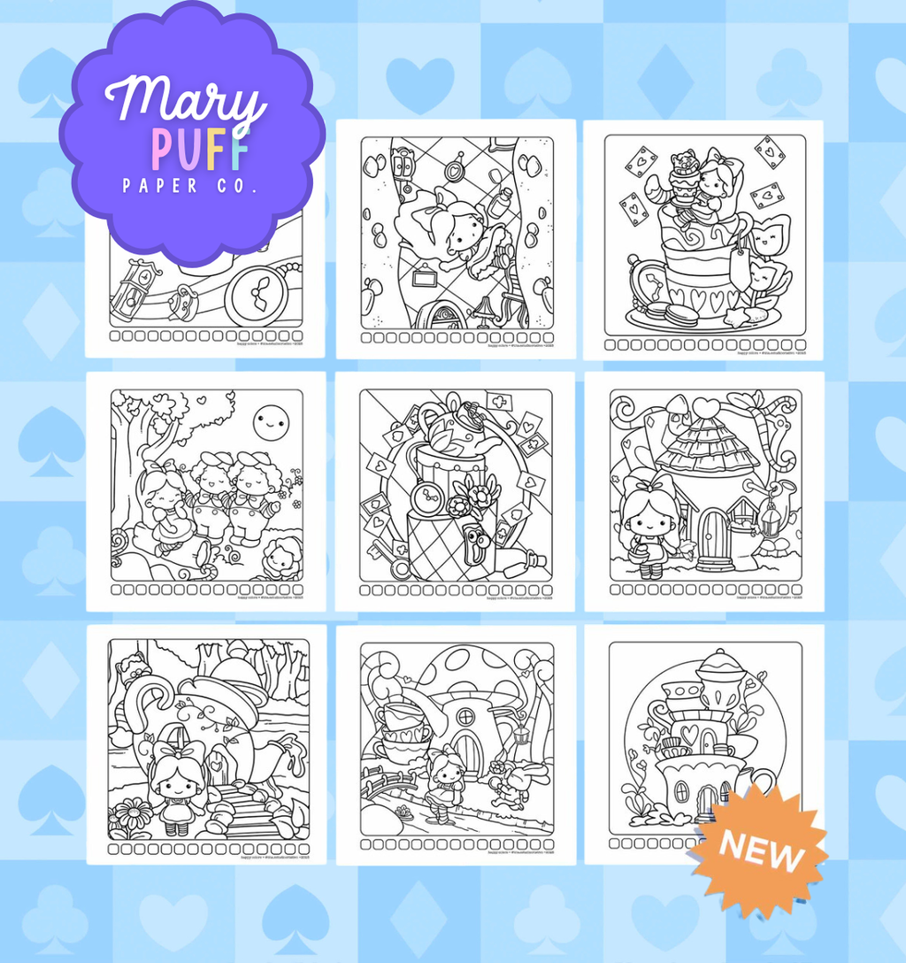 Alice in Wonderland - Coloring Book