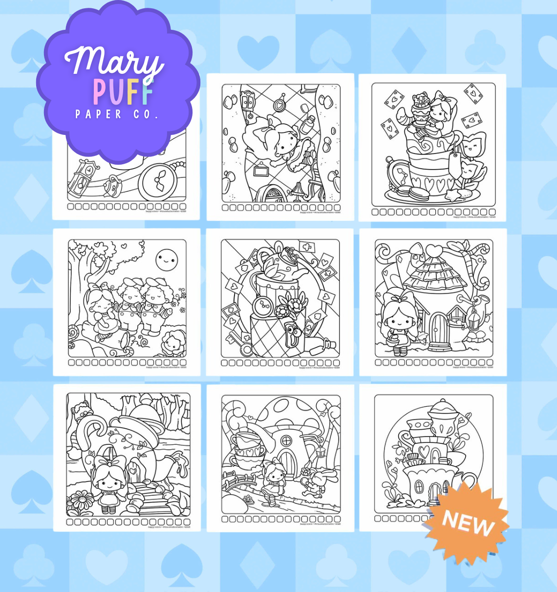 Alice in Wonderland - Coloring Book