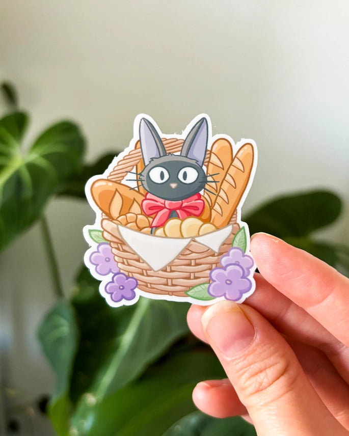 Bakery Cat Waterproof Die Cut Sticker - 2.1 Inch Sticker
