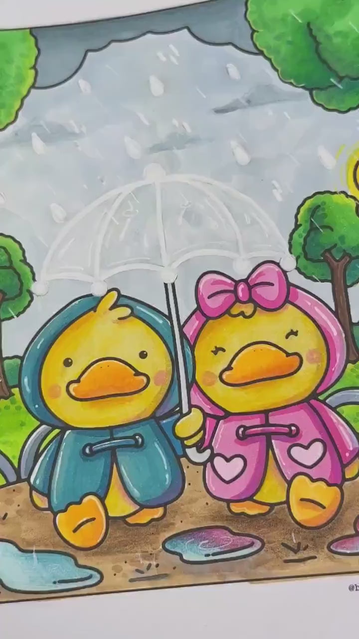 Love In The Air - Coloring Book
